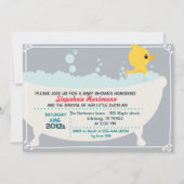 Duck Baby shower Invitation Kaart (Voorkant)