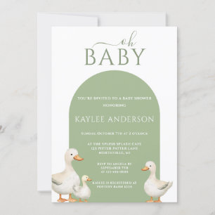 Duck Baby shower Kaart