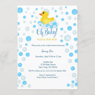 Duck Baby shower Kaart