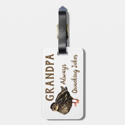 Duck Bagagelabel (Achterkant verticaal)