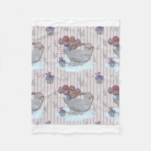 Duck Balloons Kwekerij Thema Baby Deken (Voorkant)