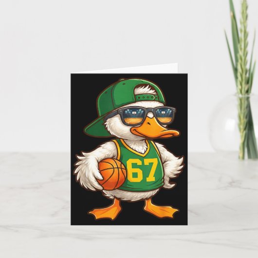 Duck Basketball 67 Gen Alpha Slang Srts Men Boys K Kaart (Voorkant)