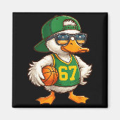 Duck Basketball 67 Gen Alpha Slang Srts Men Boys K Magneet (Voorkant)