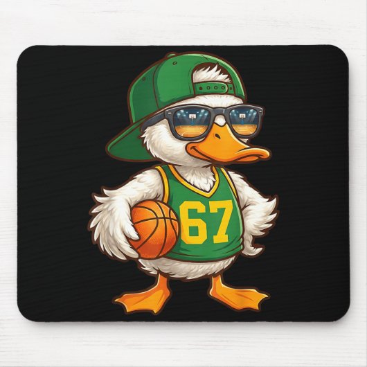 Duck Basketball 67 Gen Alpha Slang Srts Men Boys K Muismat (Voorkant)