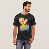 Duck Bath Speelgoed Duckling Duckie Rubber Duck T-shirt (Voorkant volledig)