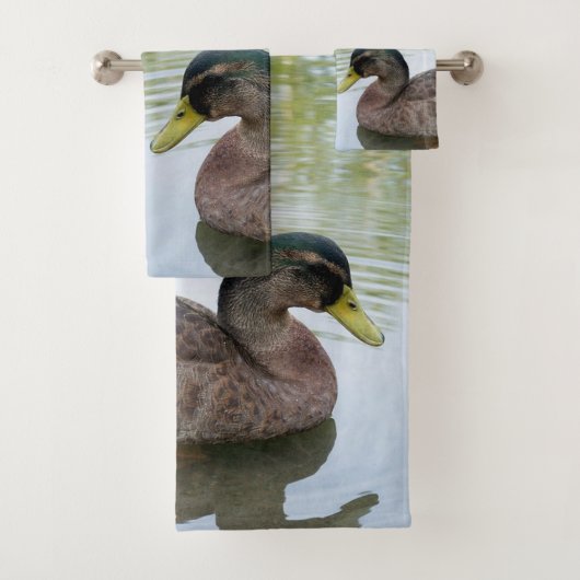 Duck Bathroom-handdoekset zwemmen Bad Handdoek (Insitu)