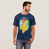 Duck Beach Beverage Zomer T-shirt (Voorkant volledig)