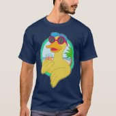 Duck Beach Beverage Zomer T-shirt (Voorkant)