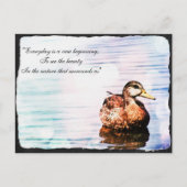 Duck Beauty Briefkaart (Voorkant)