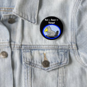 Duck + Beaver = Platypus! Ronde Button 5,7 Cm (In situ)
