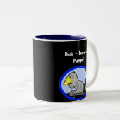Duck + Beaver = Platypus! Tweekleurige Koffiemok (Voorkant rechts)