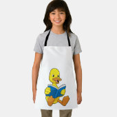 Duck bij Lezen met Boek Schort (Insitu)