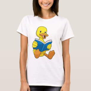Duck bij Lezen met Boek T-shirt