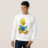 Duck bij Lezen met Boek Trui (Voorkant volledig)