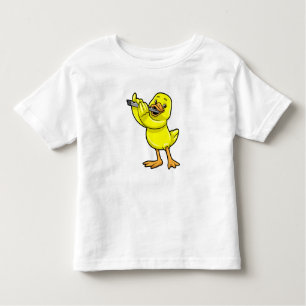 Duck bij Muziek met Flute Kinder Shirts