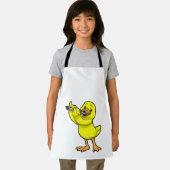 Duck bij Muziek met Flute Schort (Insitu)