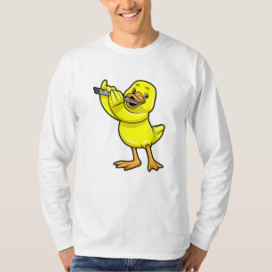Duck bij Muziek met Flute T-shirt