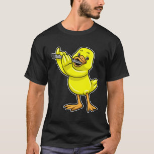 Duck bij Muziek met Flute T-shirt