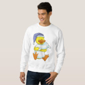 Duck bij Sleeping met Nightcap Trui (Voorkant volledig)