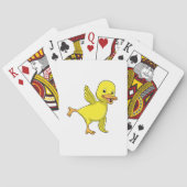 Duck bij Yoga Stretching Pokerkaarten (Achterkant)