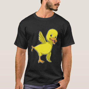 Duck bij Yoga Stretching T-shirt