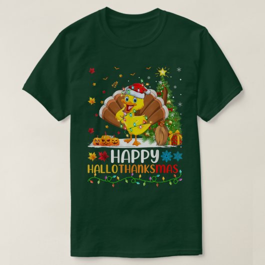 Duck Bird Lover Funny Happy Duck HelloBedanktMas T-shirt (Design voorkant)