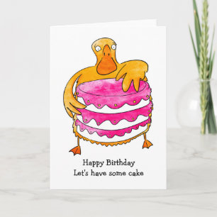 Duck Birthday Card Kaart