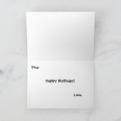 Duck Birthday Card (of elke andere gelegenheid) Kaart (Binnen)