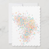 Duck Birthday Invitation • Little Duckling Party Kaart (Achterkant)