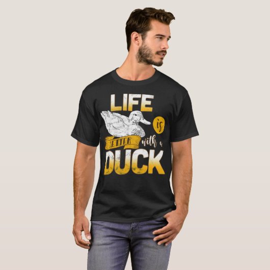 Duck Black labradors beagle T-shirt (Voorkant volledig)