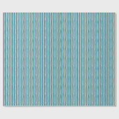 Duck Blue & Ivory Wonky Stripes Cadeaupapier (Vlak)