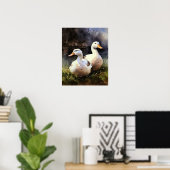 Duck Boerderij Animal Art Print Poster (Thuiskantoor)