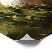 Duck Boerderij Animal Art Print Poster (Hoek)