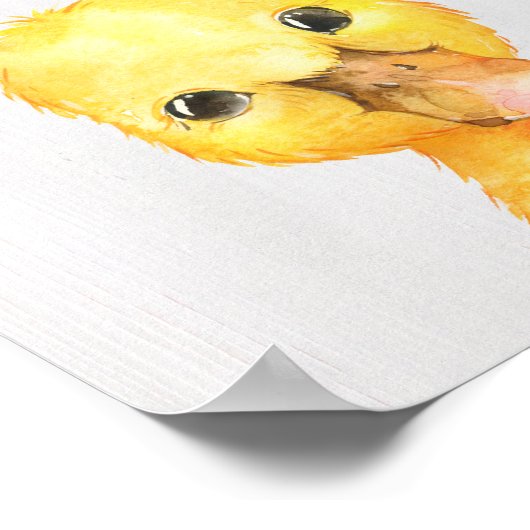 Duck Boerderij Nursery Art Print (Hoek)