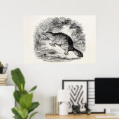  Duck Bond Platypus Persoonlijke Dieren Poster (Thuiskantoor)