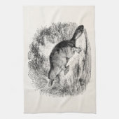 Duck Bond Platypus Persoonlijke Dieren Theedoek (Verticaal)