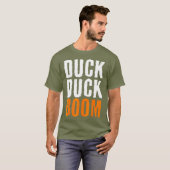 Duck Boom Duck Hunting Season T-shirt (Voorkant volledig)