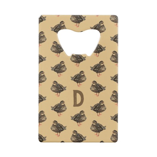 Duck Bottle Opener Creditkaart Flessenopener (Achterkant)
