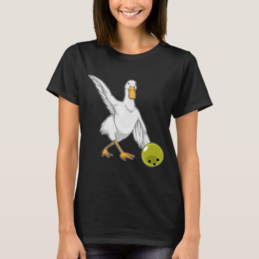 Duck Bowling Bowling ball T-shirt (Voorkant)