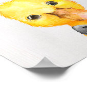 Duck Bowtie Boerderij Nursery Art Print (Hoek)