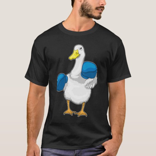 Duck Boxer Bokshandschoenen Boksen T-shirt (Voorkant)