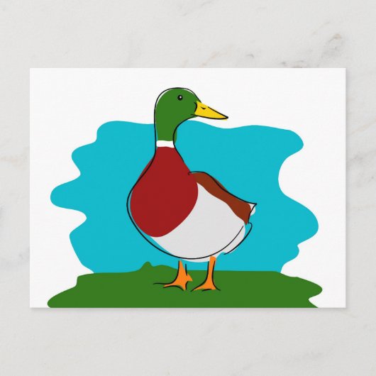 Duck Briefkaart (Voorkant)