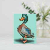 Duck Briefkaart (Staand voorkant)
