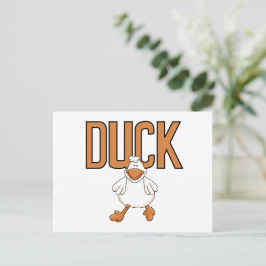 Duck Briefkaart (Staand voorkant)