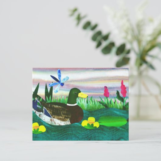 Duck Briefkaart (Staand voorkant)