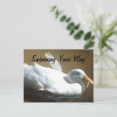 Duck Briefkaart (Staand voorkant)