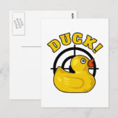 Duck! Briefkaart (Voorkant / Achterkant)