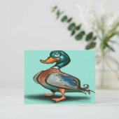 Duck Briefkaart (Staand voorkant)