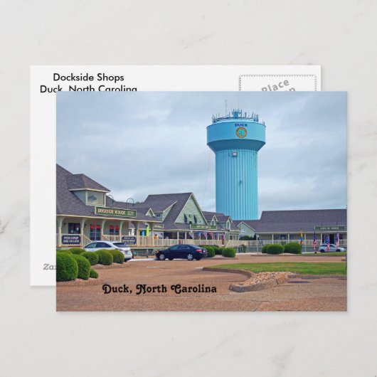 Duck, Briefkaart North Carolina (Voorkant / Achterkant)