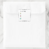 Duck Bullet Journal of Planner Square Sticker (Tas)